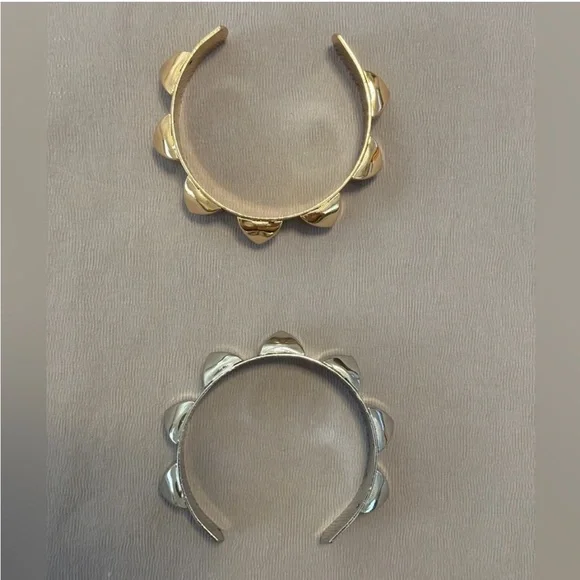 Lane Bryant Gold and Silver Cuff Bracelets - Picture 2 of 4